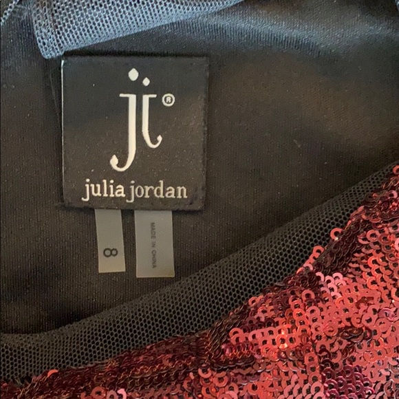 Red Sequined Dress - Picture 4 of 6